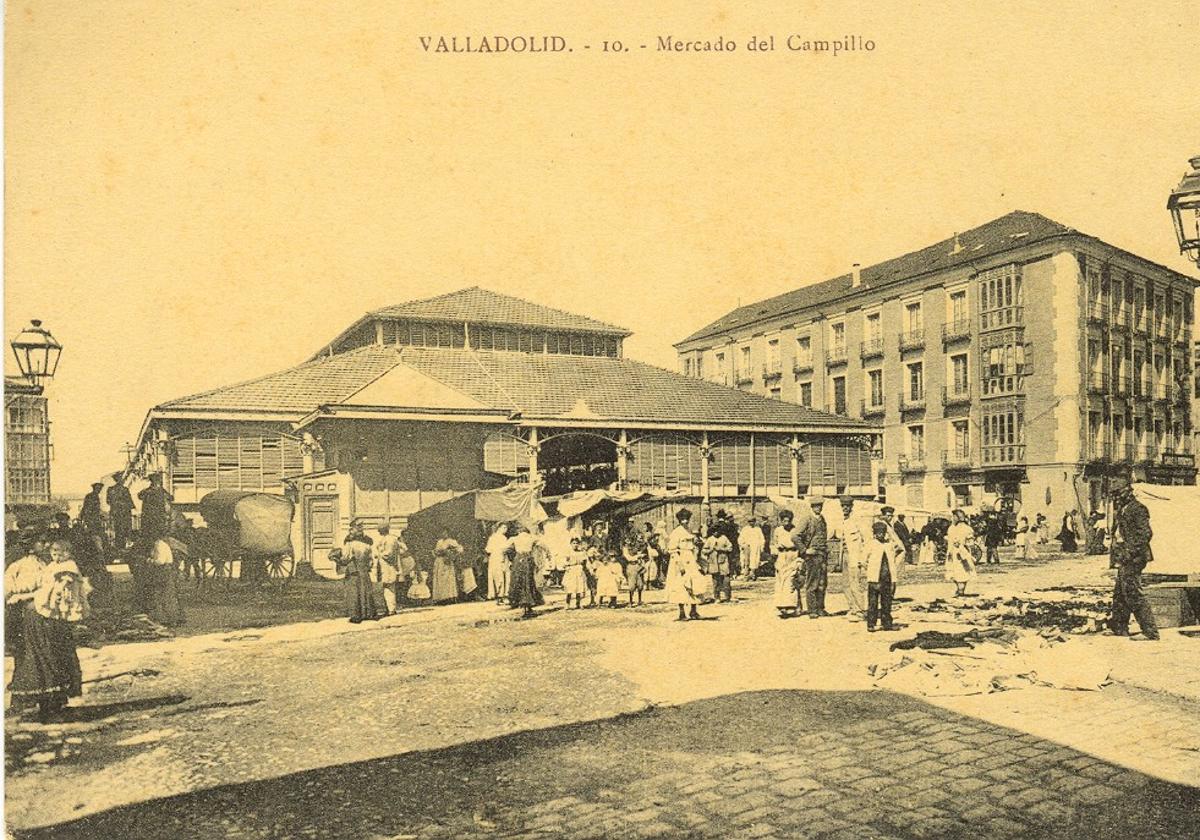 El histórico mercado del Campillo a finales del siglo XIX.