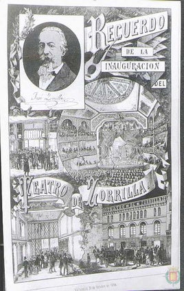 Anuncio de una función en el Teatro Zorrilla en 1915.