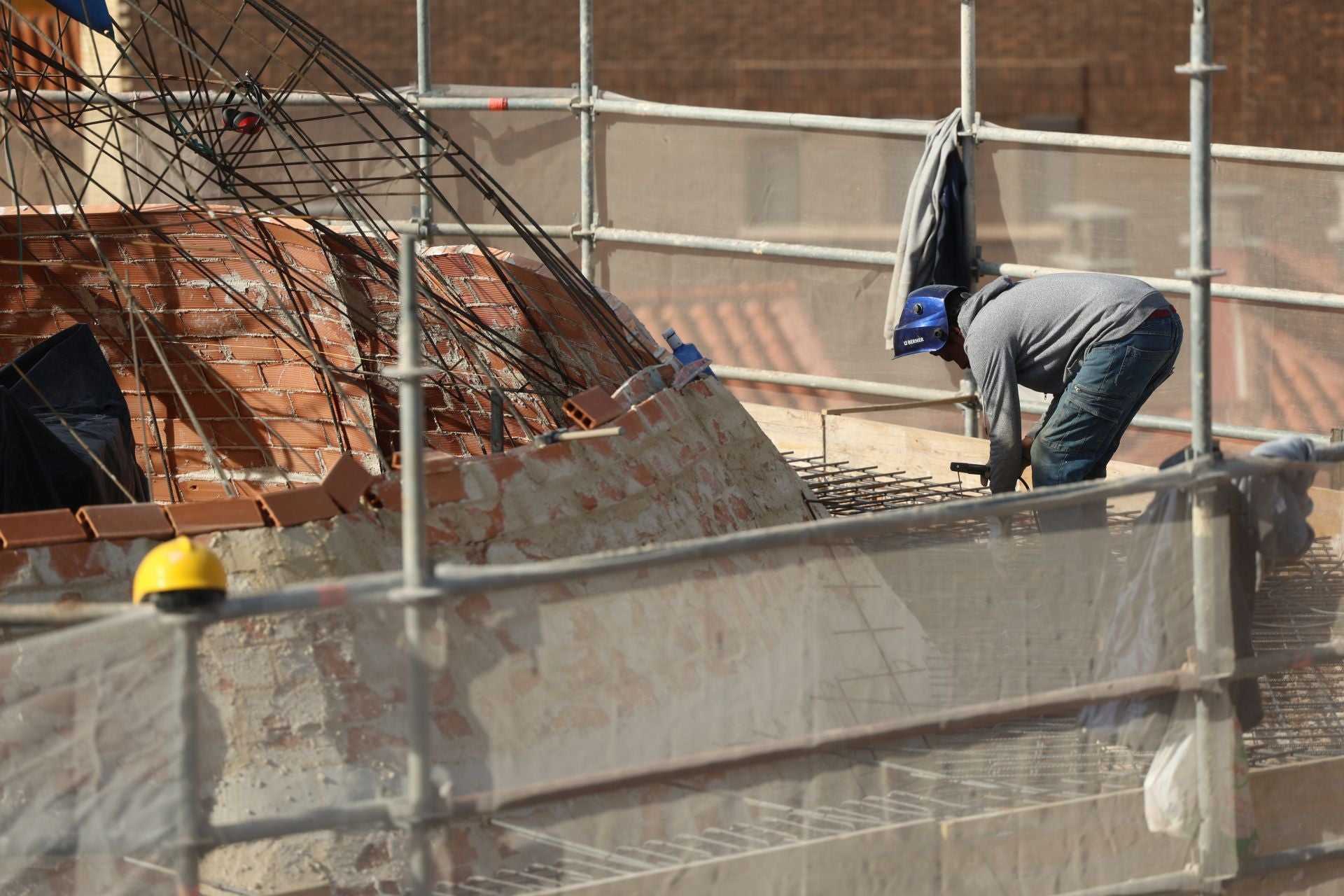 Los avances en las obras de restauración de la cúpula de la Vera Cruz, en imágenes