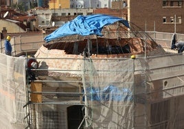 Avances en la reconstrucción de la cúpula de la Vera Cruz de Valladolid