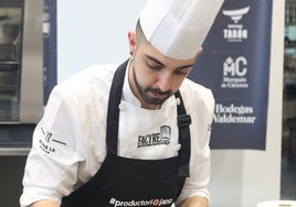 Víctor Talavera en el Campeonato Nacional de Cocina y Repostería de 2023