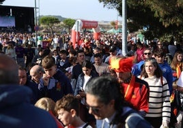 Las imágenes del ambiente en el José Zorrila para ver el España-Fiyi