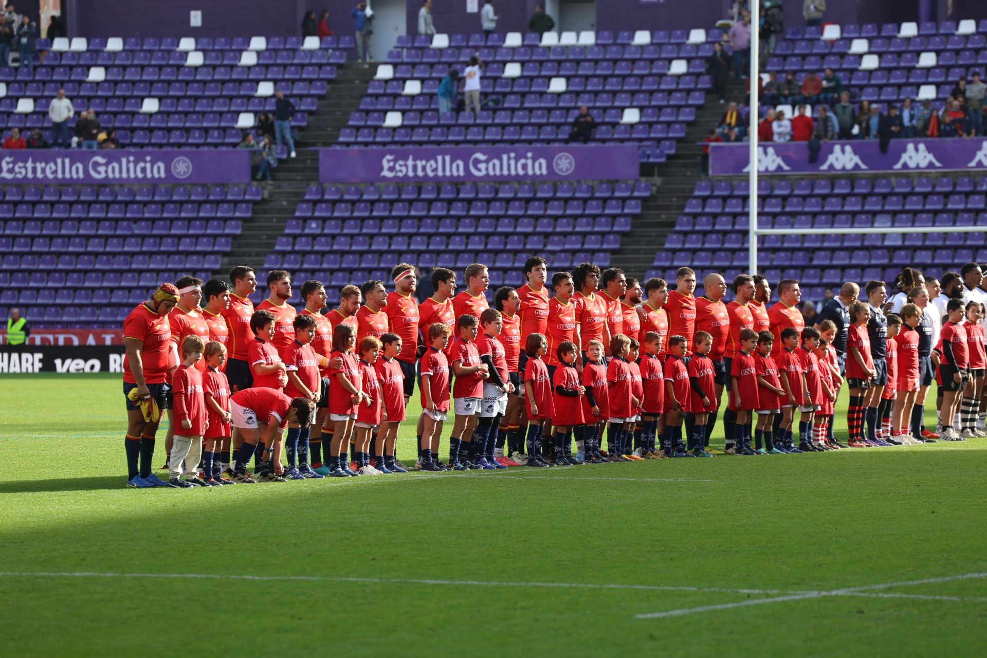 Las imágenes del España-Fiyi en el estadio José Zorrilla