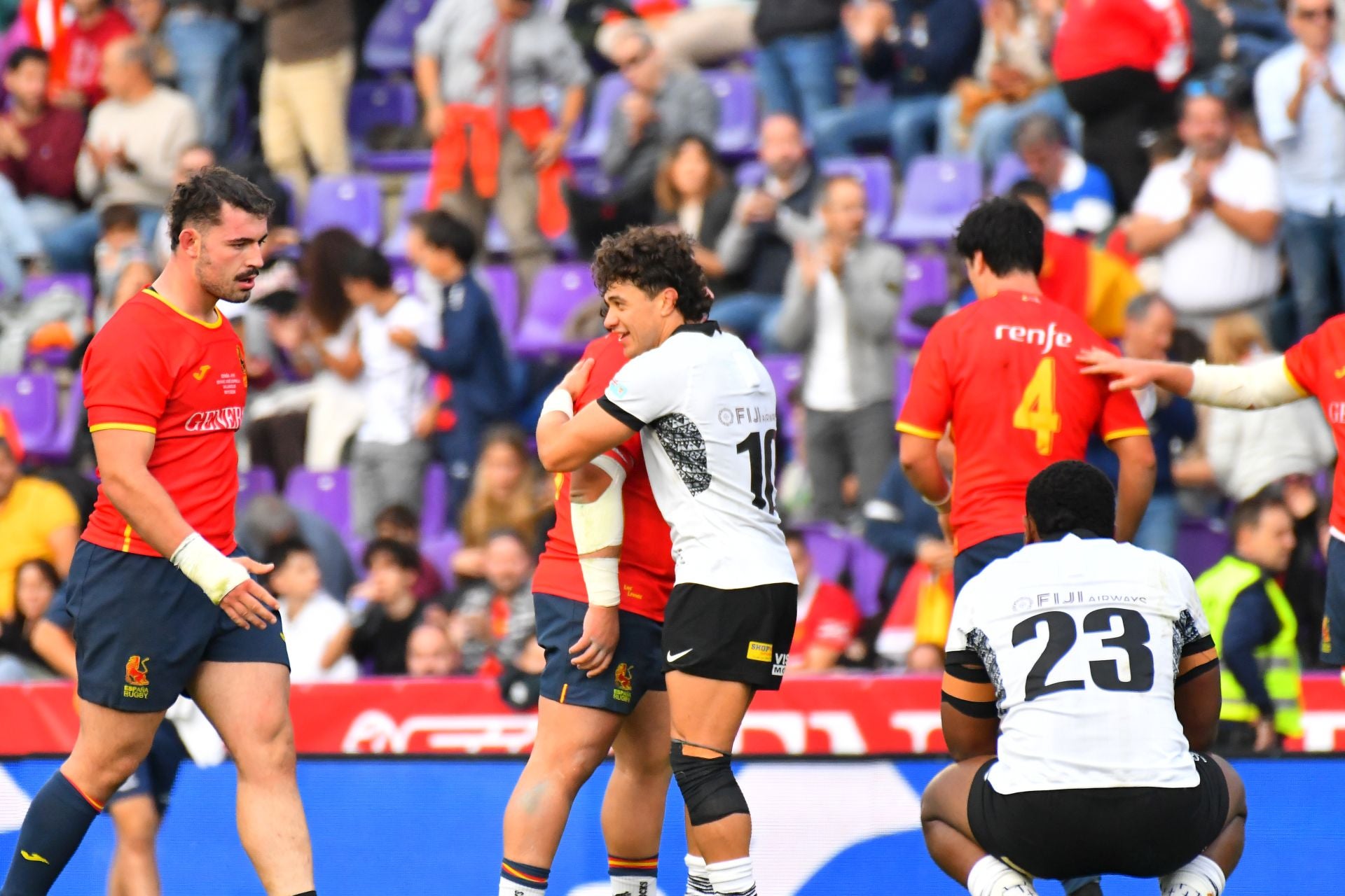 Las imágenes del España-Fiyi en el estadio José Zorrilla