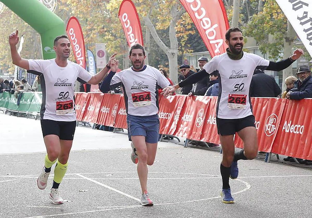 Participantes de la VII edición de la Carrera de Empresas.