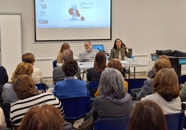 Charla celebrada en La Pedraja.