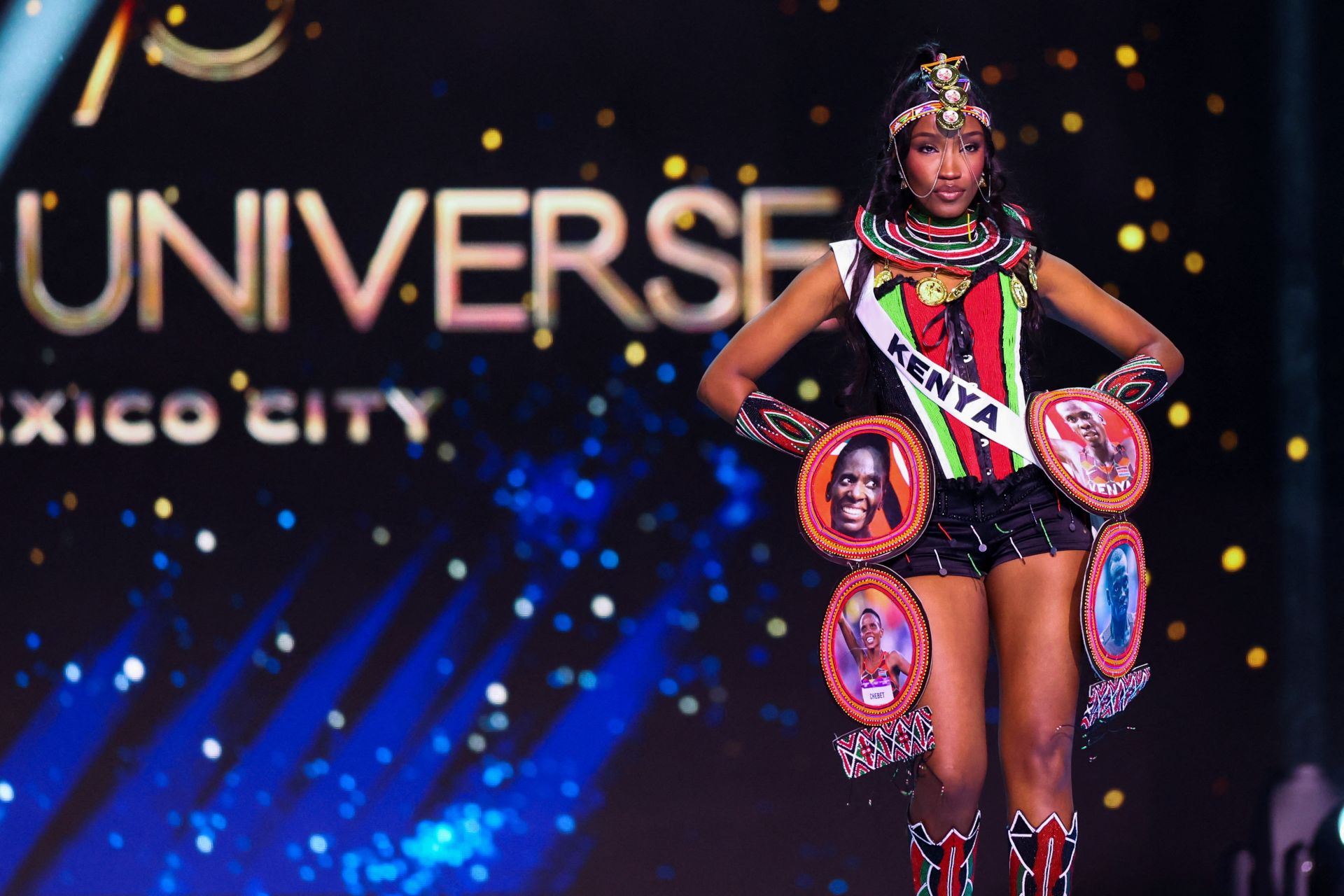 Miss Kenya. Irene Mukii 