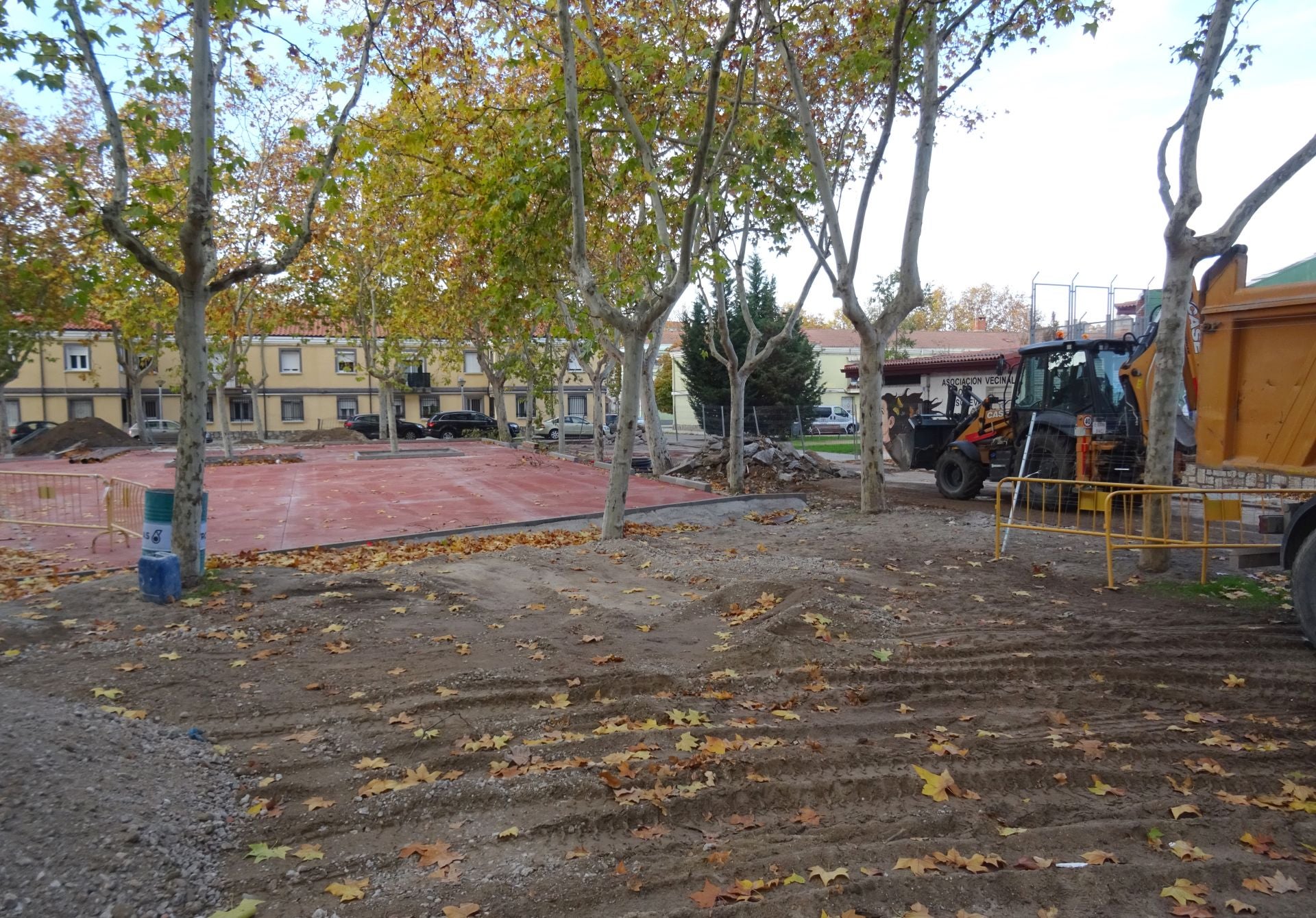 Obras de urbanización de la Plaza Marqués de Suances