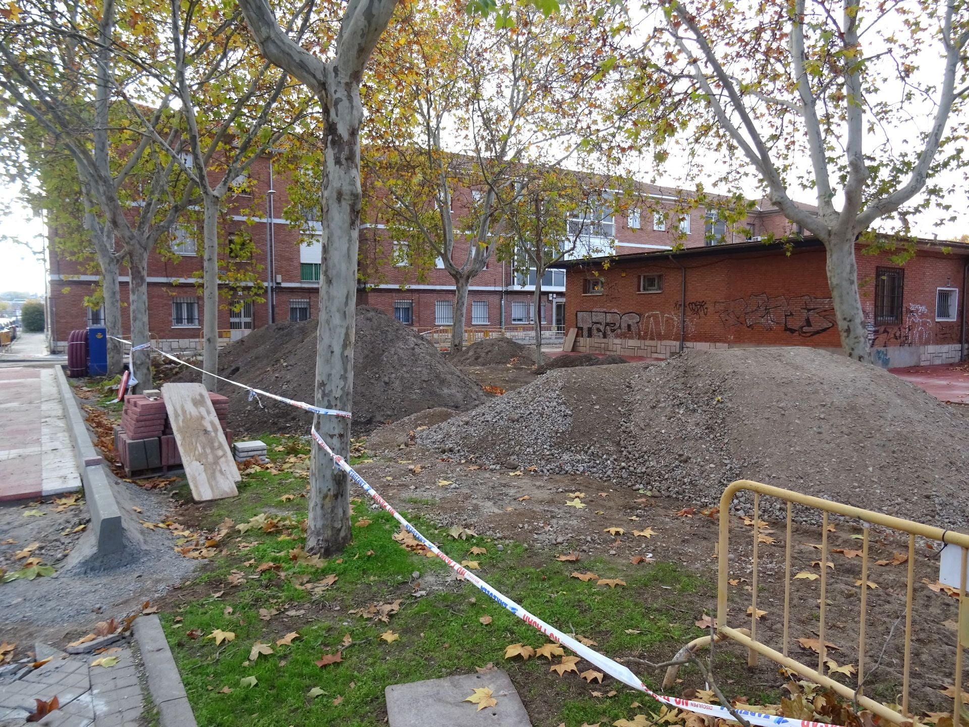 Obras de urbanización de la Plaza Marqués de Suances