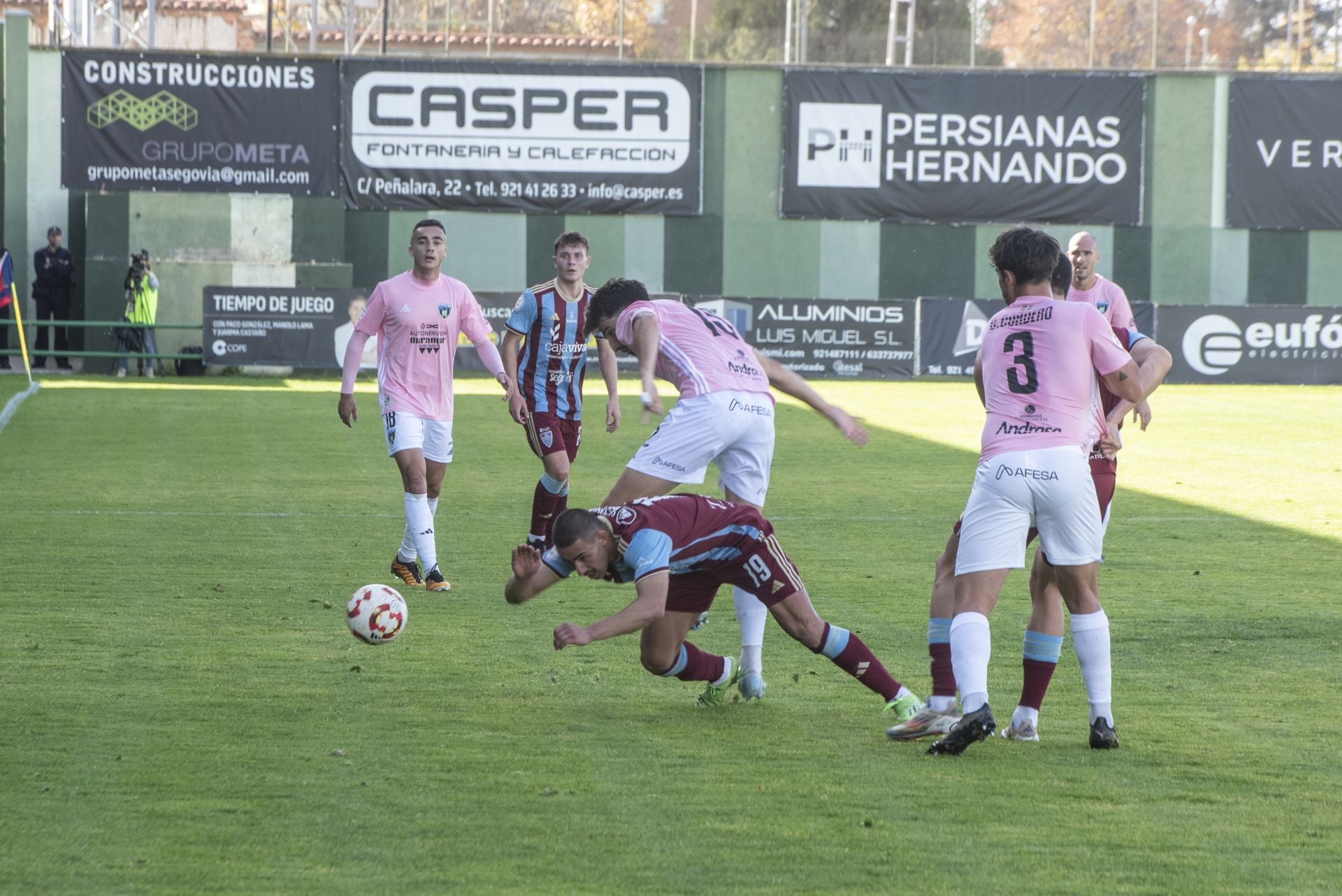 Fotos del partido entre la Segoviana y el Sestao