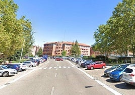 Calle Manuel Silvela en el barrio de Parquesol.