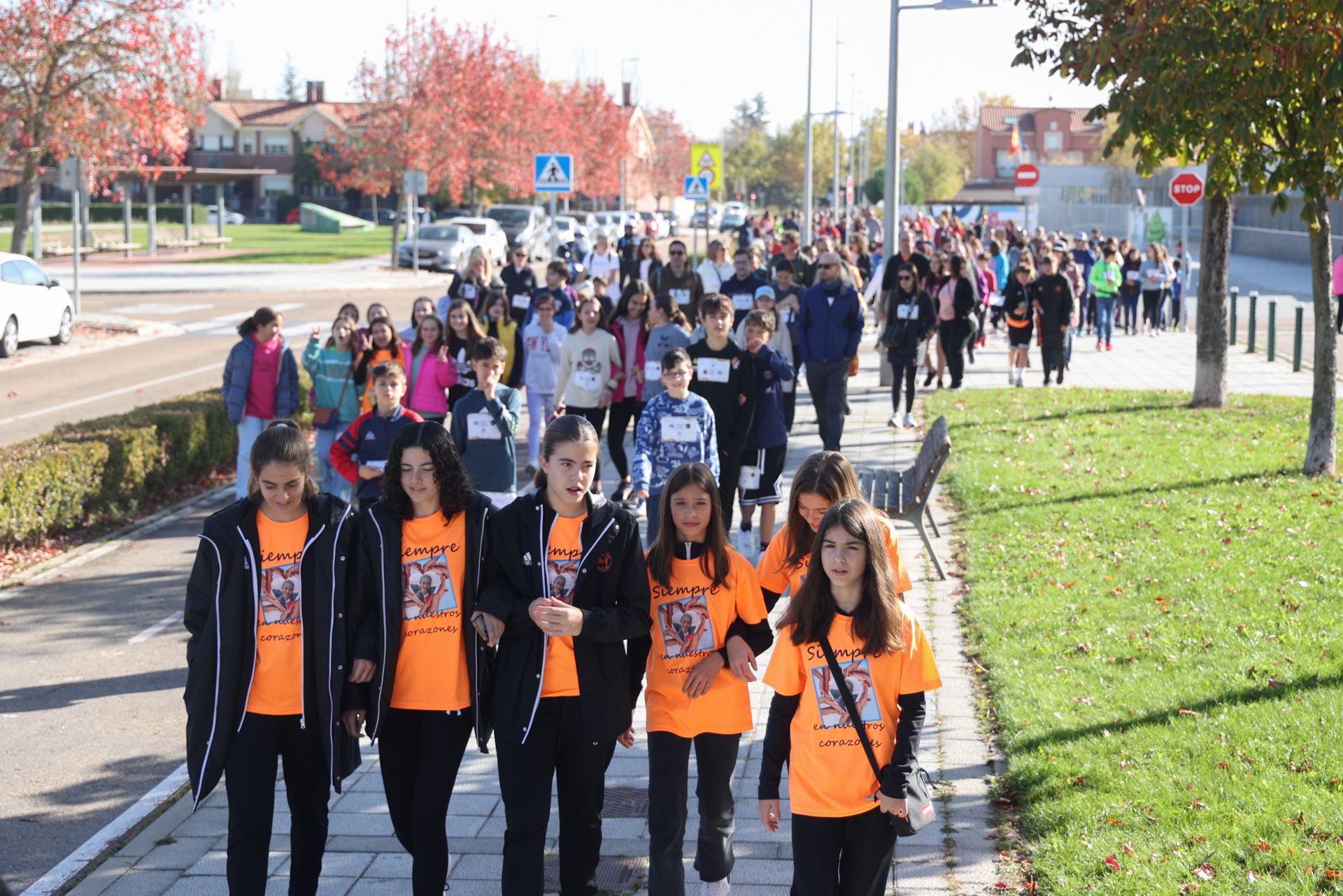 Marcha para recaudar fondos contra la leucemia en Valladolid