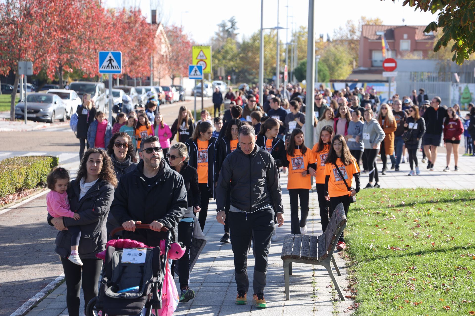 Marcha para recaudar fondos contra la leucemia en Valladolid