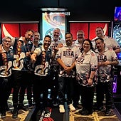 Selección española el pasado mes de septiembre, formada por jugadores vallisoletanos, junto a la selección americana