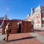 El mercado navideño de Valladolid, listo al segundo intento