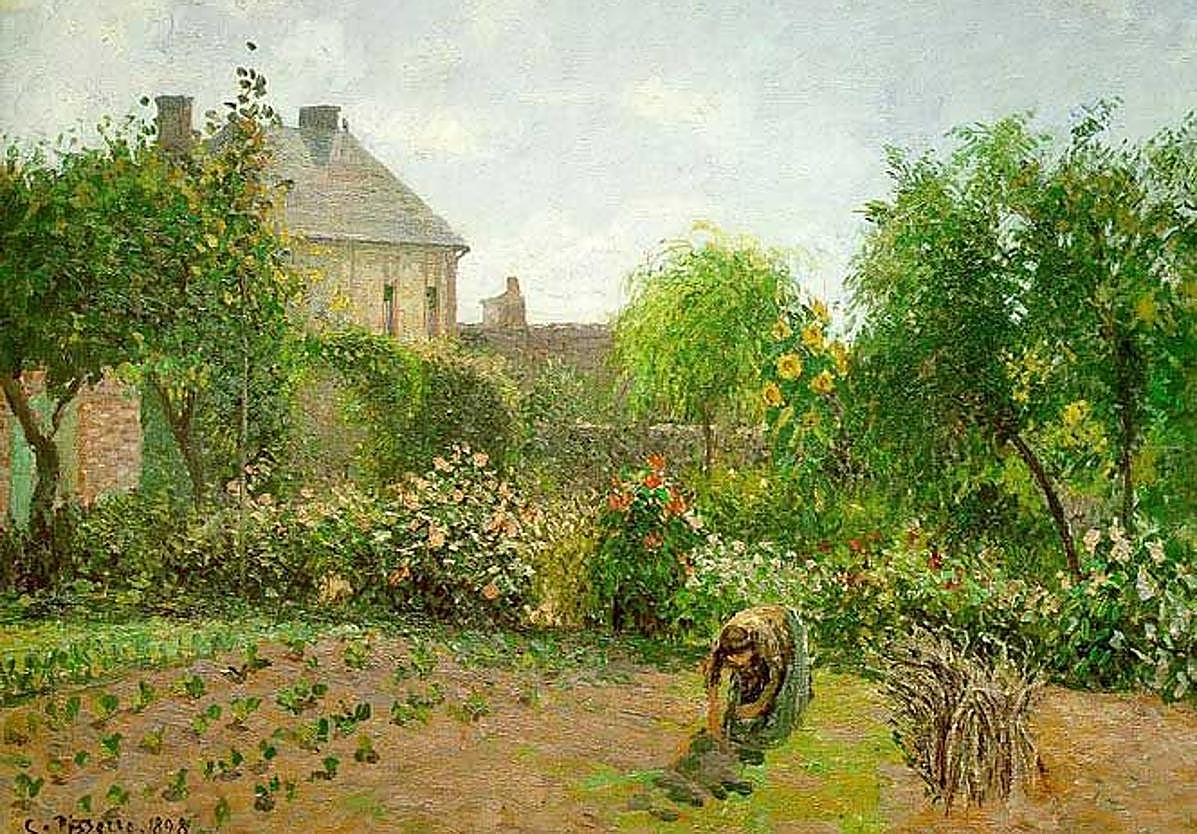 'El jardín del artista en Eragny' (1898), de Camille.