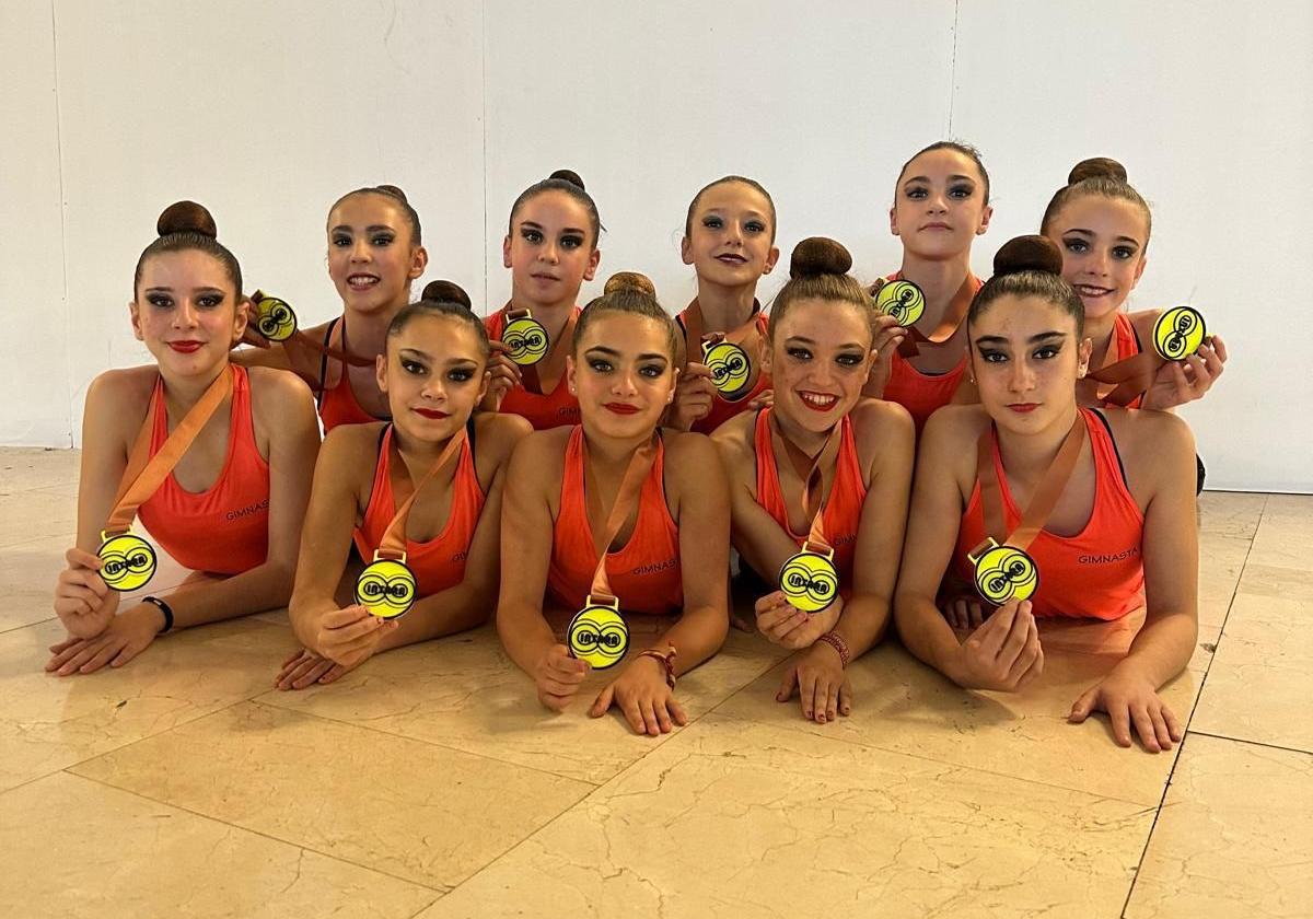 Las chicas del Boecillo Castilla Termal, en Tenerife.