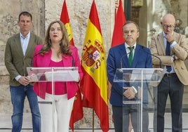 Ayala y Martínez-Acitores firmaron en junio de 2023 el pacto de gobierno en Burgos.