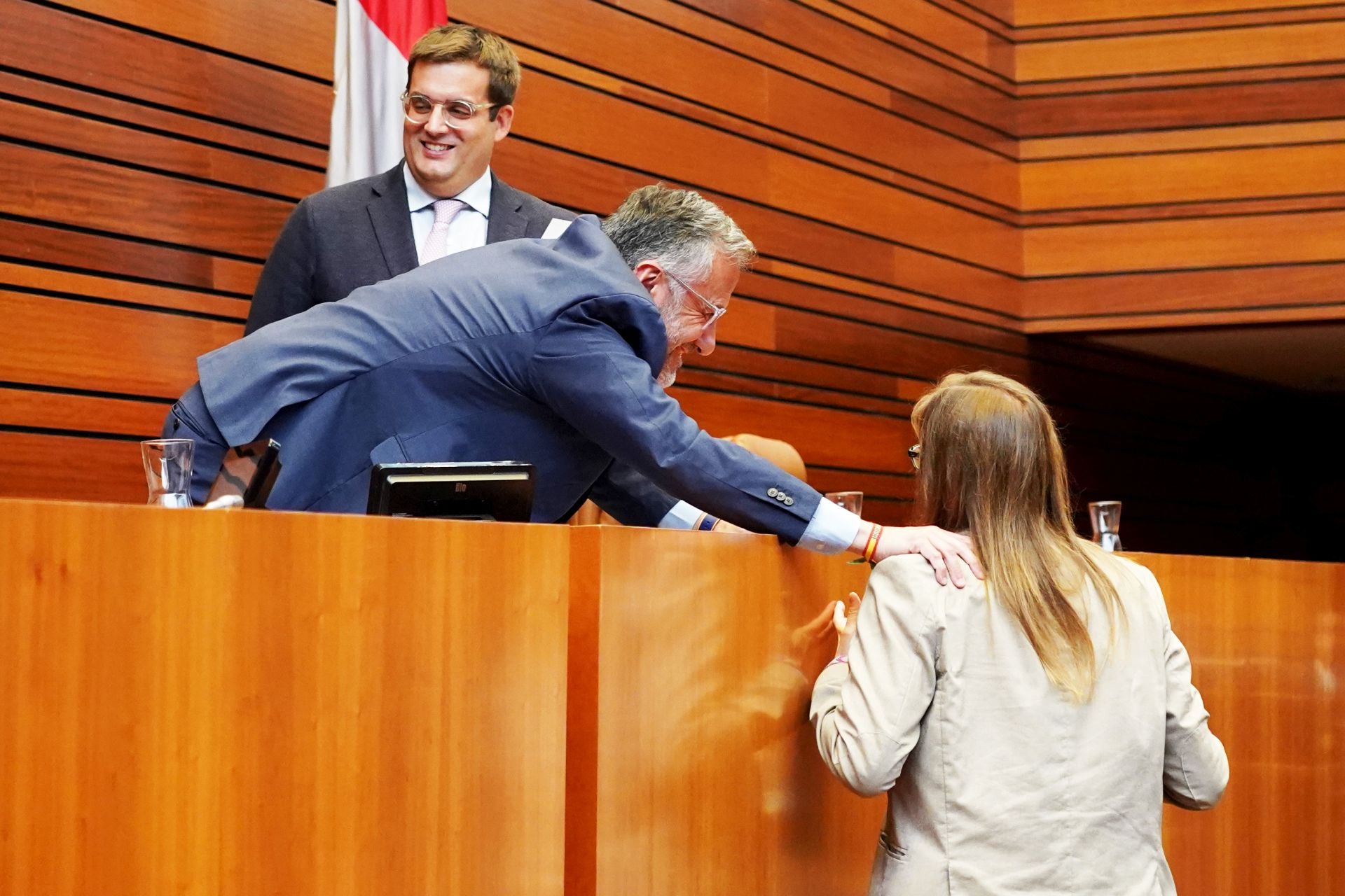 Marcos Herrero Martínez-Tutor, letrado mayor de las Cortes de Castilla y León, durante un pleno.