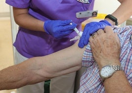 Vacuna contra la gripe en Palencia.