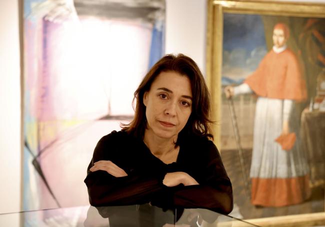 Irune Fïz, en una de las salas del Edificio Rector Tejerina.
