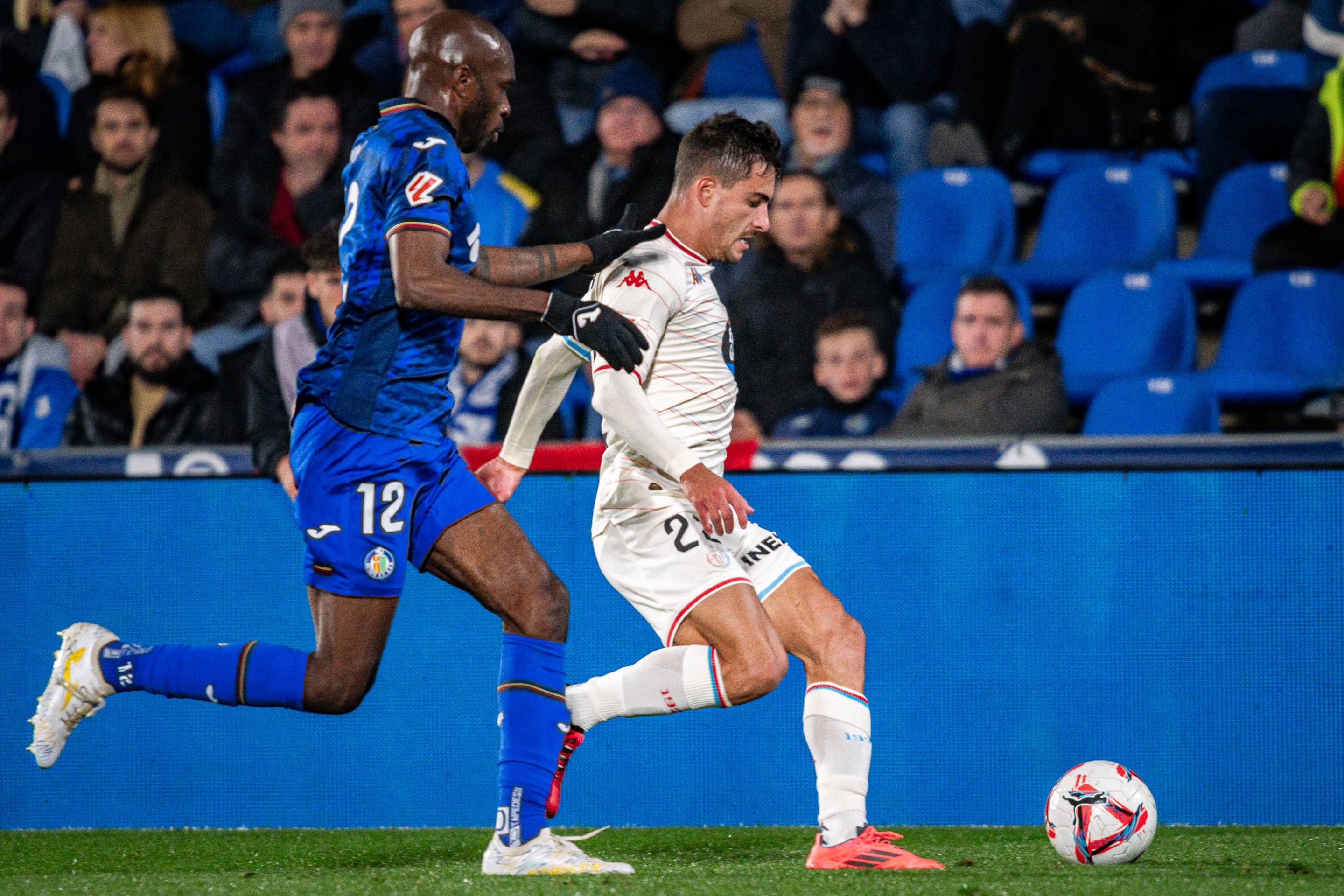 La derrota del Real Valladolid ante el Getafe, en imágenes