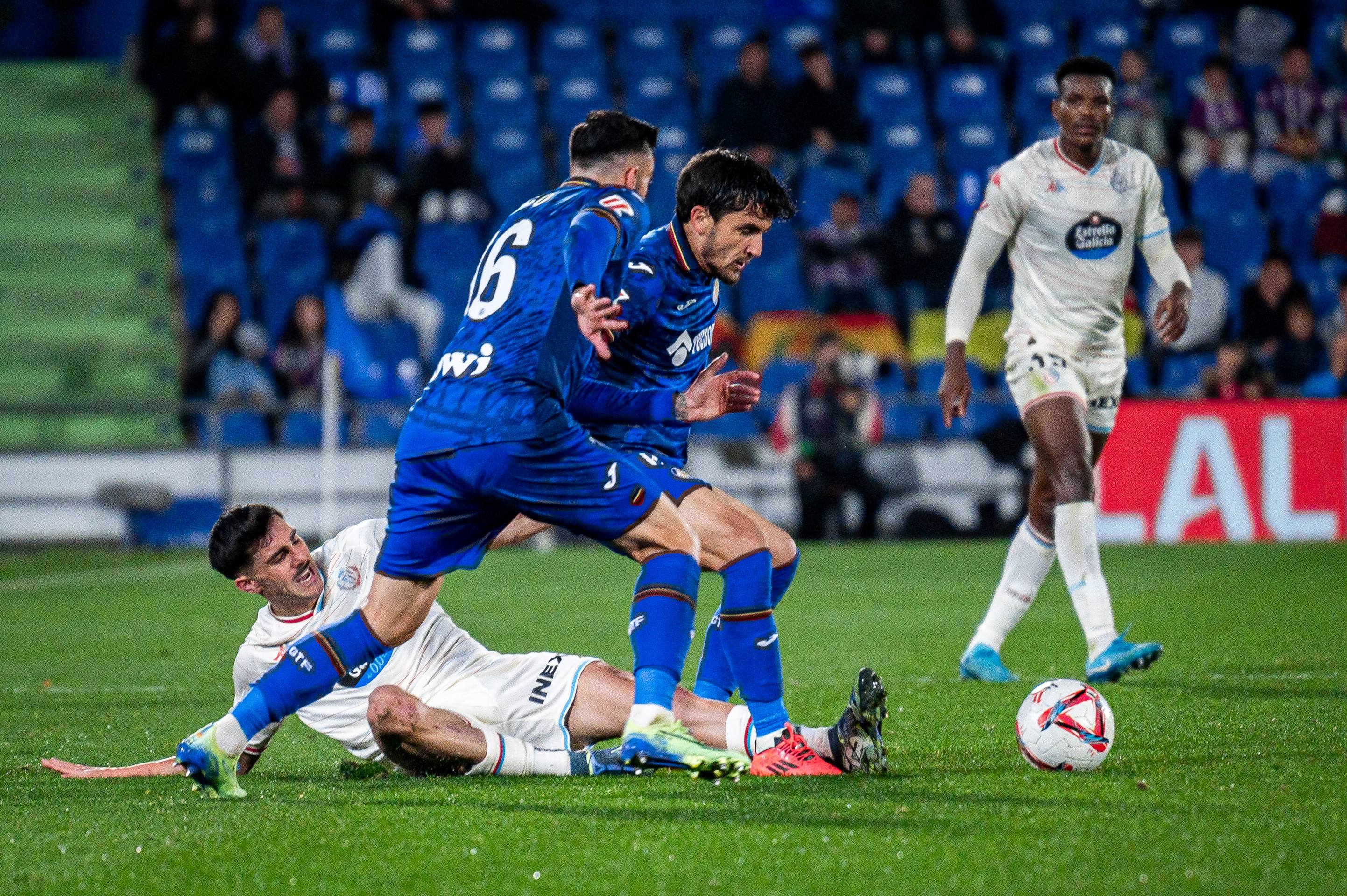 La derrota del Real Valladolid ante el Getafe, en imágenes