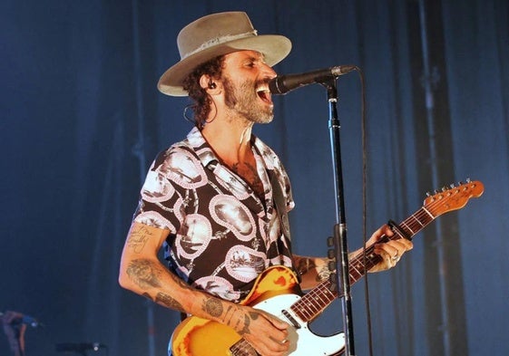 Leiva durante su último concierto en Valladolid