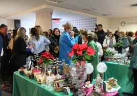 Inauguración del rastrillo benéfico en Medina del Campo