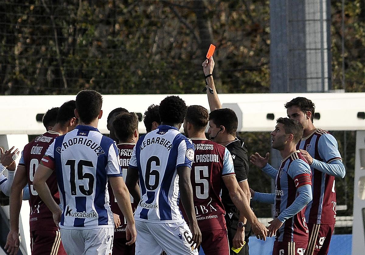 Expulsión de Silva ante la Real Sociedad B.
