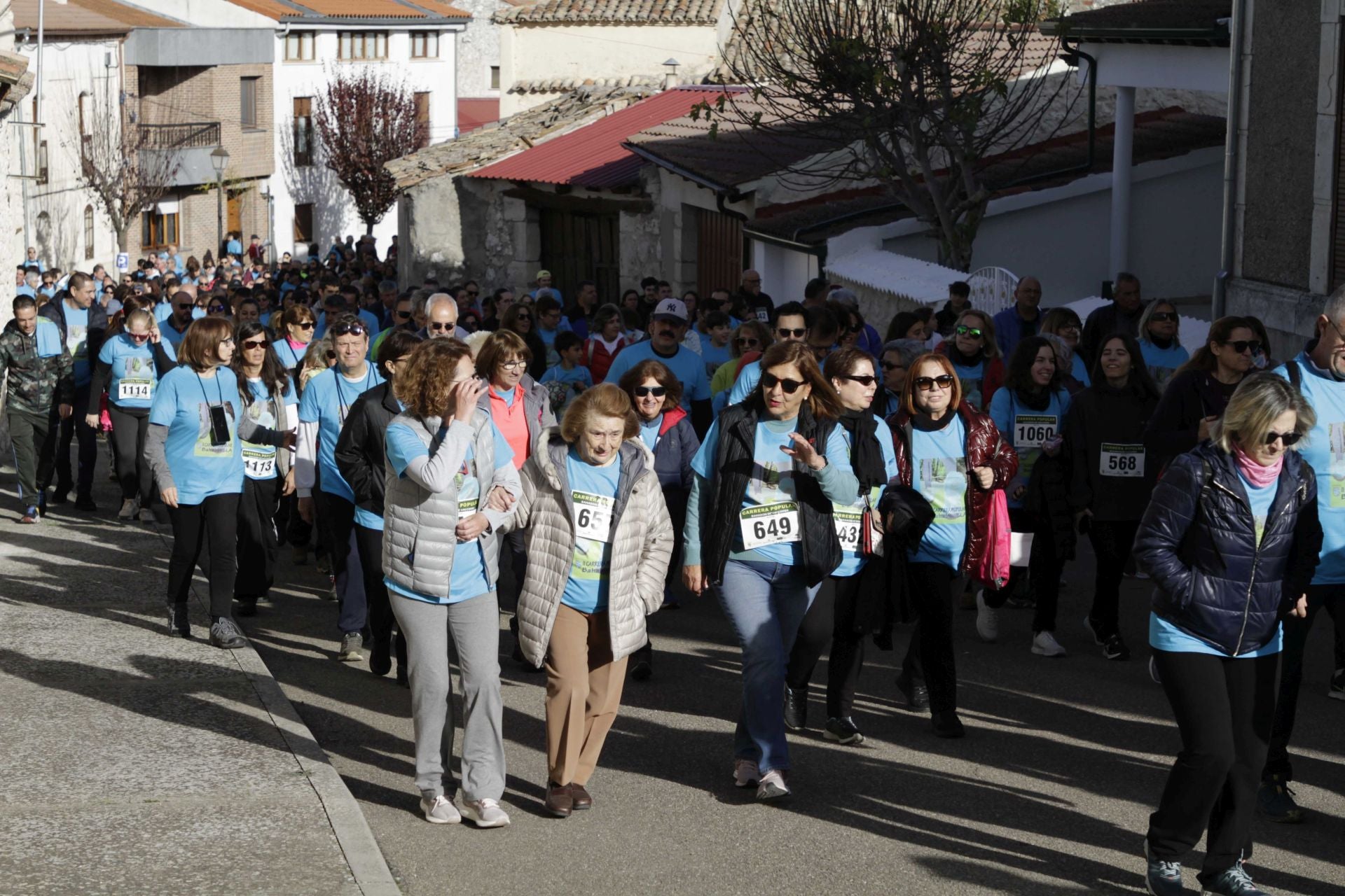 La carrera y marcha solidaria Bahabón, en imágenes