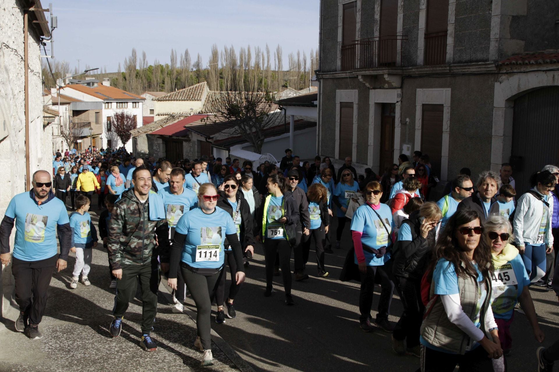 La carrera y marcha solidaria Bahabón, en imágenes