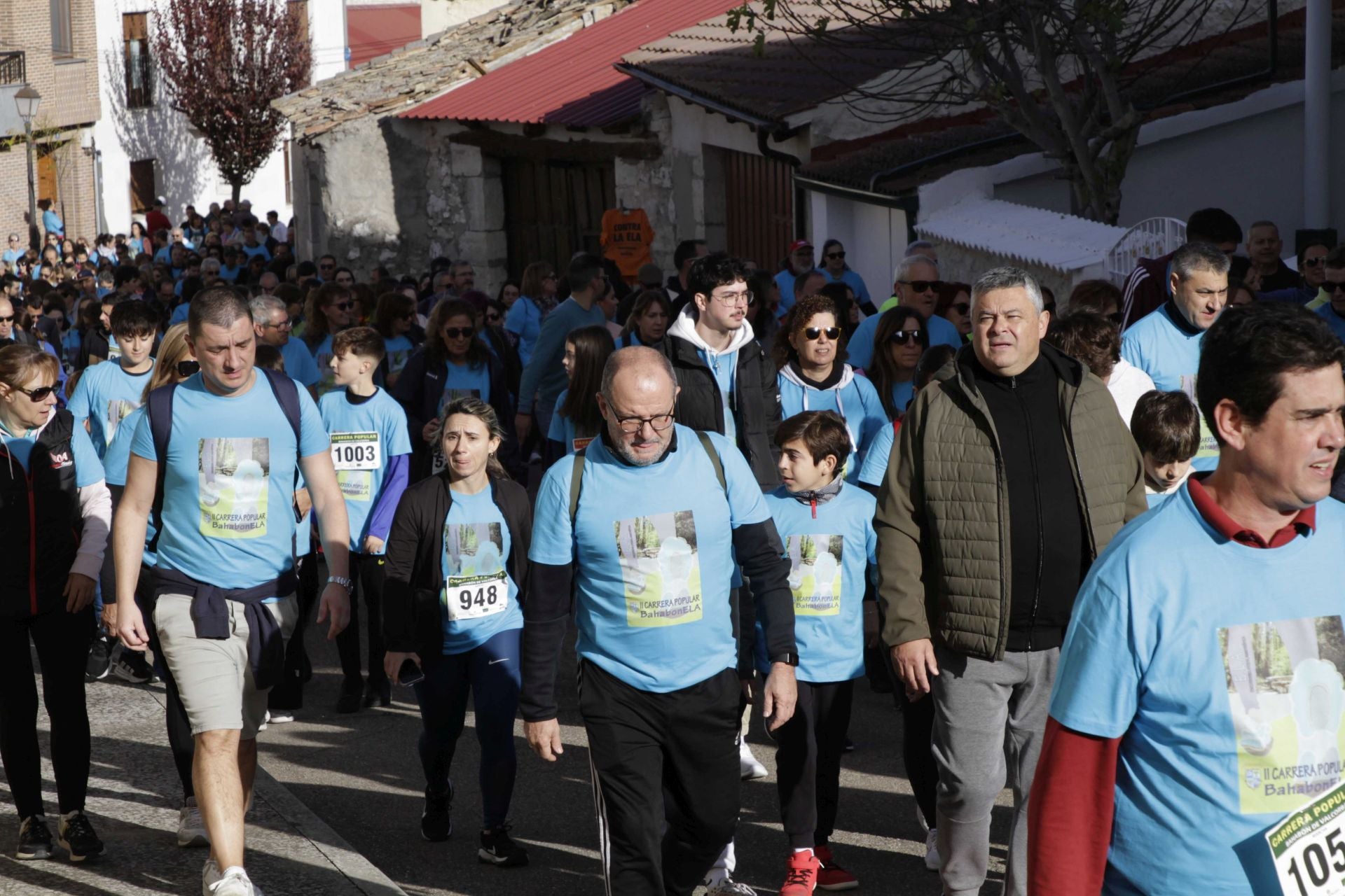 La carrera y marcha solidaria Bahabón, en imágenes