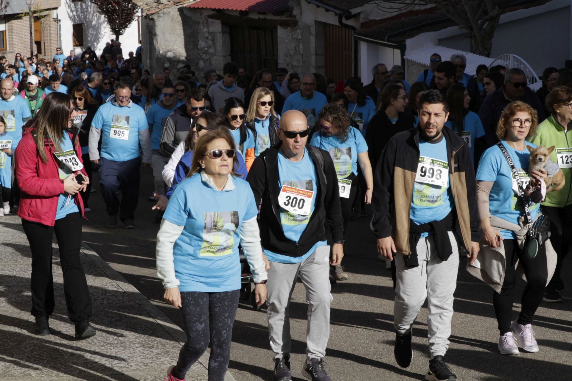 La carrera y marcha solidaria Bahabón, en imágenes