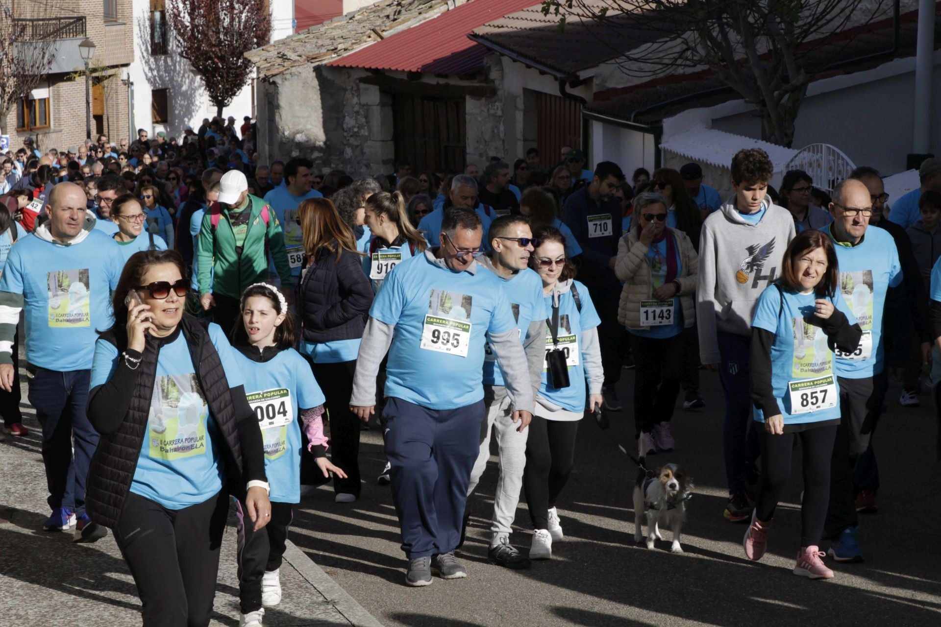 La carrera y marcha solidaria Bahabón, en imágenes