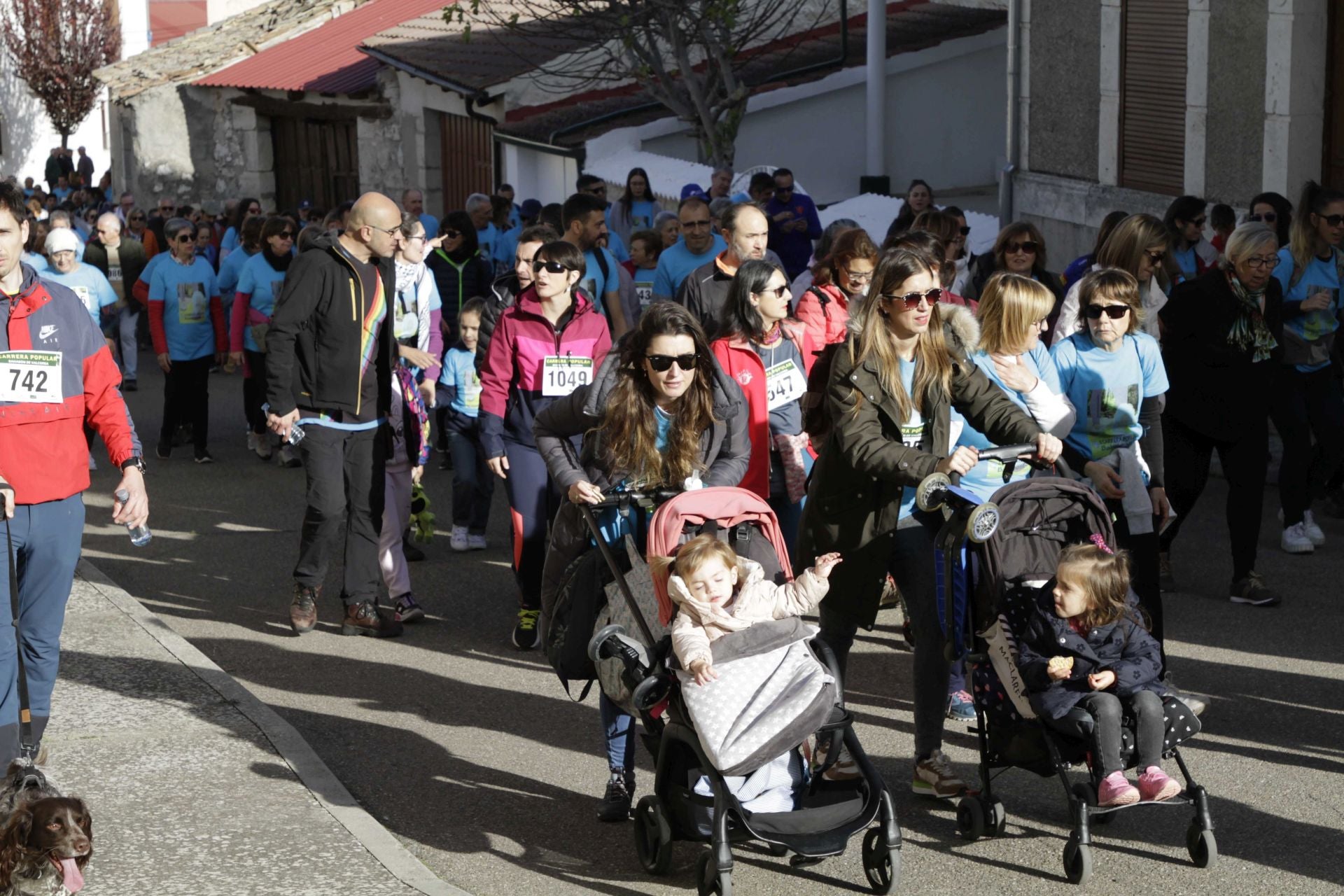 La carrera y marcha solidaria Bahabón, en imágenes