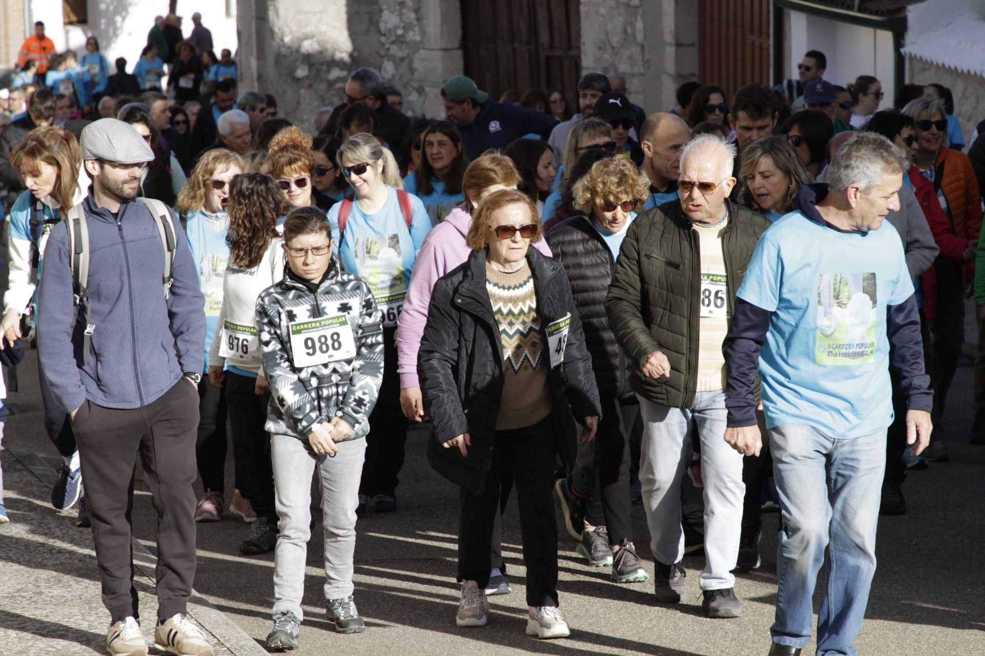 La carrera y marcha solidaria Bahabón, en imágenes