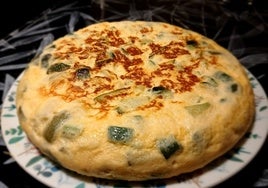 Tortilla de calabacín