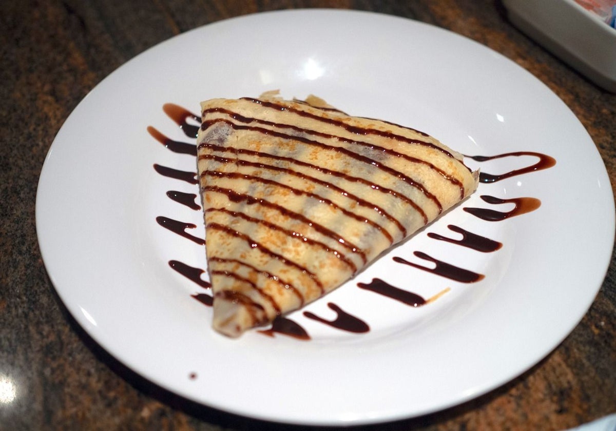 Crepe de chocolate