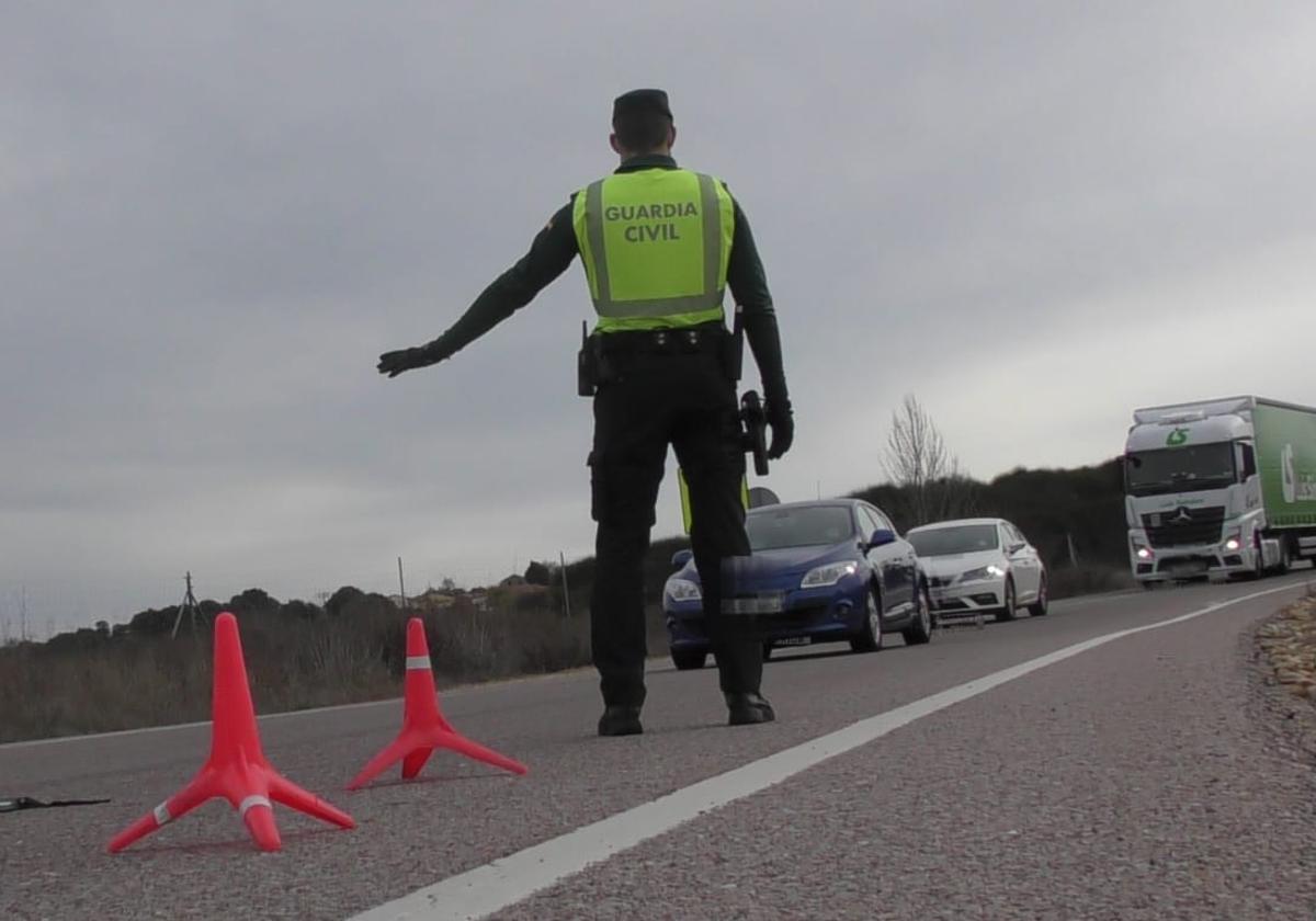 Guardia Civil en un control.