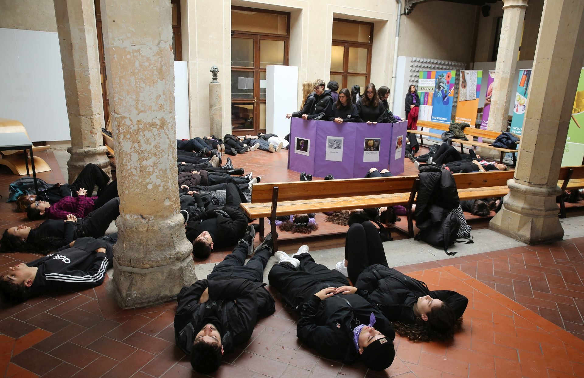 Clamor contra la violencia machista en Segovia