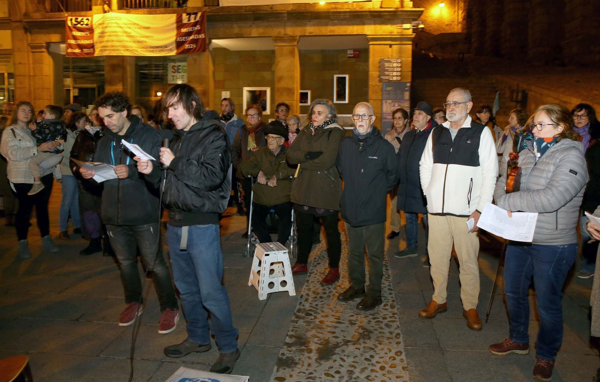 Clamor contra la violencia machista en Segovia