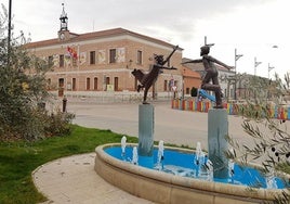 Jardín de la Infancia cercano a la Casa Consistorial de Fresno el Viejo