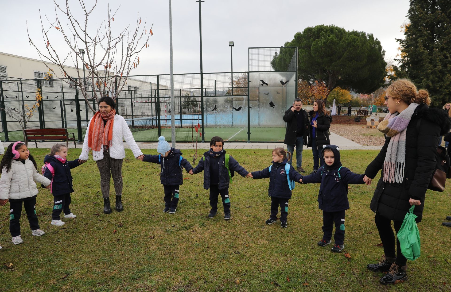 Los más pequeños del Santa Rita, en el campus de Palencia