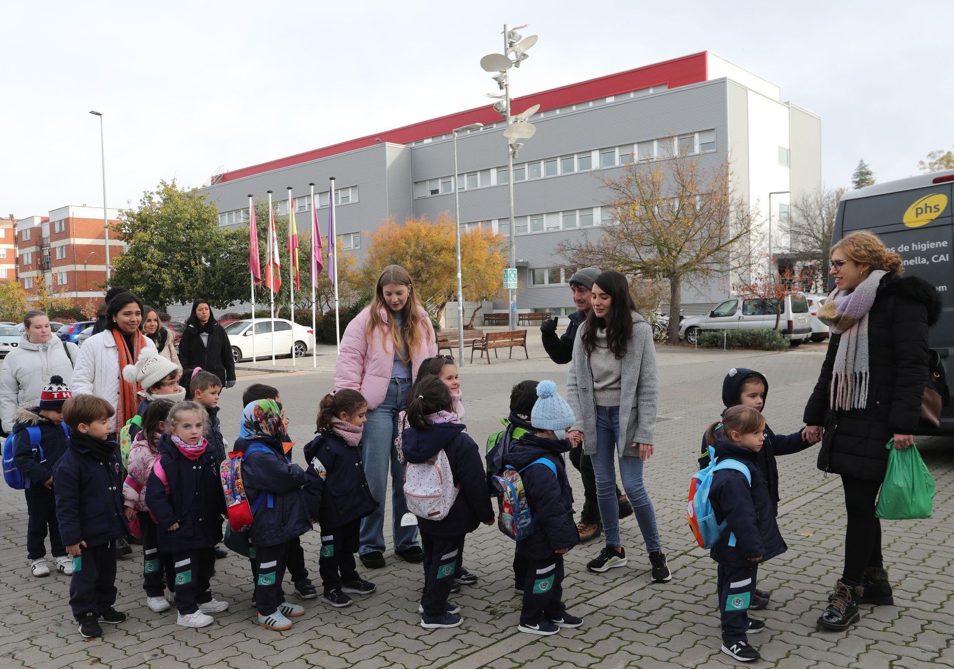 Los más pequeños del Santa Rita, en el campus de Palencia