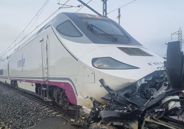 Mueren dos trabajadores de las obras del AVE al arrollar un tren a un vehículo