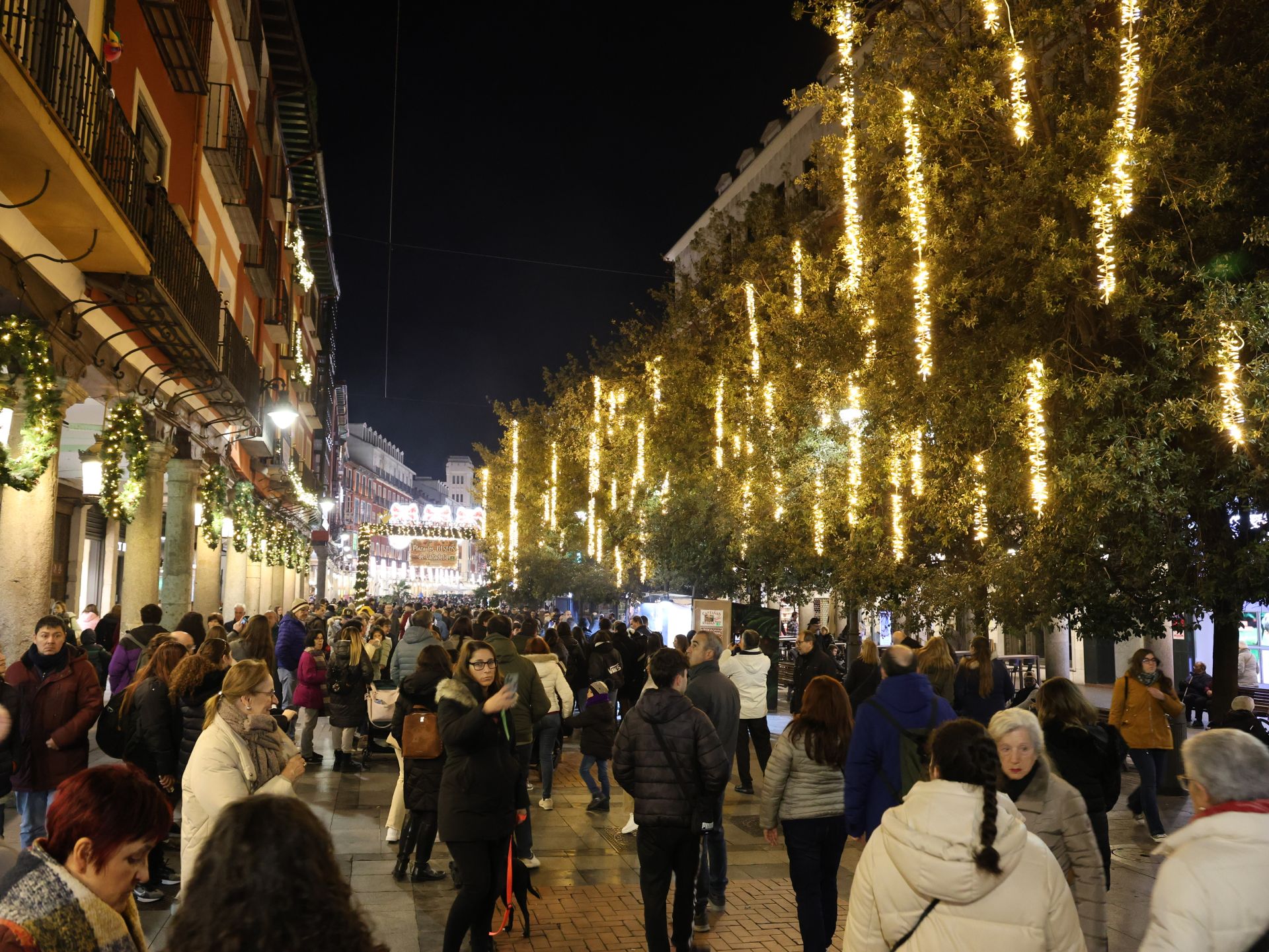 Un recorrido en imágenes por las luces de Navidad en Valladolid