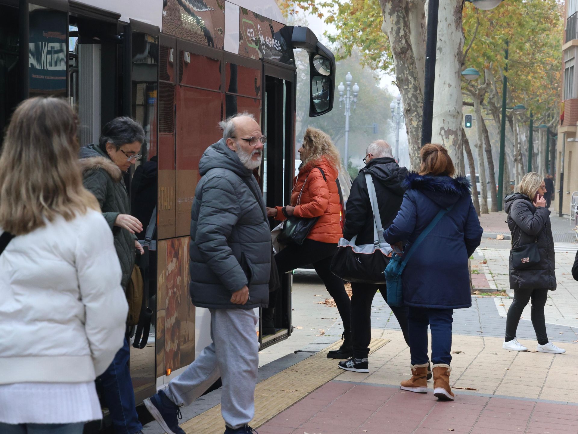 Primera jornada de la huelga de Auvasa en Valladolid