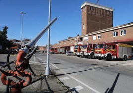 Parque de Bomberos de la capital palentina.