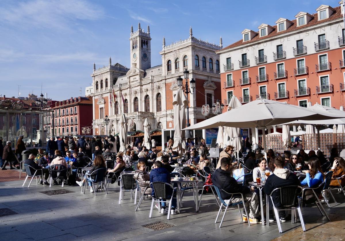 Las imágenes del ambiente navideño en Valladolid